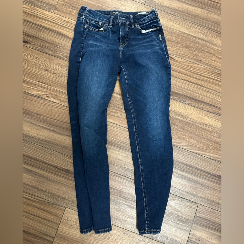 Silver Avery Dark Wash Women's straight Jeans